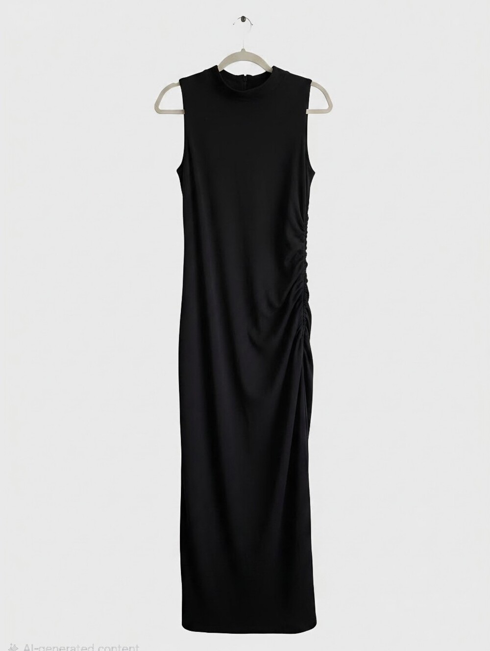 Zara Black Sleeveless Maxi Dress